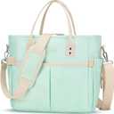 MAXTOP Lunch Bag Women for Work Insulated Thermal Lunch Box with Wide-Open Pocket Reusable Leakproof Cooler Bags with Removable Shoulder Strap for Teacher Nurse Office Picnic Travel (Large, Green)