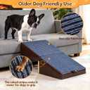 Dog Stairs for Small Dogs, 2 in 1 Dog Ramp for Bed/Couch, Foldable Ottoman