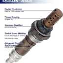 O2 Oxygen Sensor Upstream and Downstream for Chevy Avalanche Silverado Suburban Tahoe 2008-2014, for GMC Sierra Yukon XL 1500 08-12, for Cadillac Escalade 2008-2014, Replace 234-4668 234-4256 4Pcs