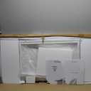 WOHOMO Folding Desk, 47.2" Foldable Computer Desk for Bedroom, Space Saving Computer Table Writing Workstation for Home Office, Easy Assembly, White