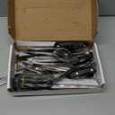 HIWARE 48-Piece Silverware Set with Steak Knives for 8, 18/8 Stainless Steel Flatware Cutlery Set For Home Kitchen Restaurant Hotel, Kitchen Utensils Set, Mirror Polished, Dishwasher Safe