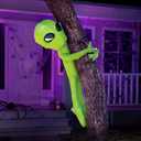 Joiedomi Halloween Inflatable Outdoor Decor, Alien Blow Ups Decorations Tree Ghost Inflatable Yard Decoration with Build-in LEDs for Halloween Garden Lawn Outside Decor