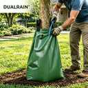 Slow Release PE Tree Watering Bag Ring Bladders Water Deep Automatic Drip Irrigation Drippers Root Waterer Globe Soaker for New Plant Trees Trunk 20 Gallon (1 Pack)