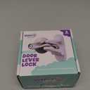 Door Lever Lock (3 Pack) Prevents Toddlers from Opening Doors. 3.25" L * 1.5" W * 4.5" H Easy One Hand Operation for Adults. Durable ABS with 3M Adhesive Backing. Simple Install, No Tools Needed