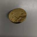 20-Pack Modern Gold Cabinet Knobs, Hammered Solid Brass Drawer Knobs, Round Dresser Drawer Pulls and Handles, Kitchen Cabinet Hardware, Diameter 1-3/16 Inch