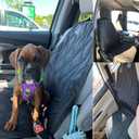 AsFrost Dog Seat Cover Cars Trucks SUVs, Thick 600D Waterproof Pet Car Seat Cover Dog, Heavy Duty & Wear-Resistant Durable Nonslip Backing with Side Flaps, Scratchproof Dog Front Seat Cover