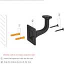 TUNNY 5 Pack Coat Hooks - Matte Black Robe Hooks Decorative Wall Hooks for Bathroom Bedroom Kitchen Towel Robe Clothes Cabinet Closet Bathroom Hardware