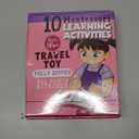 My Quiet Book - Toddler Travel Essential, Car Plane Activity Books, Montessori Busy Board Book, Airplane Toys for Toddlers 1-3, Gifts for 1 2 3 4 Year Old Girl, Birthday Gifts Toys Age 2-4 (Pink & Purple)