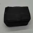BAGAIL 4 Set/6 Set/8 Set Compression Packing Cubes Travel Accessories Expandable Packing Organizers (Half Mesh, 8-Jet Black)