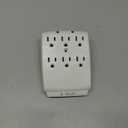 Belkin 6-Outlet Wall Surge Protector w/ 2 USB-A Ports, Wall-Mountable Surge Protector for Home, Office, Travel, Computer Desktop, Laptop, Phone Charger, & More - 900 Joules of Protection