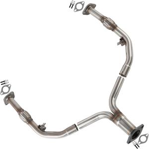 Exhaust Flex Y-Pipe Compatible with Infiniti FX35 G35 G37 3.5L & 3.7L 2003 2004 2005 2006 2007 2008 2009 2010 2011 2012 2013