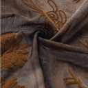 Verdusa Women's Western Skirt Boho Asymmetrical Skirts Cowgirls Mesh Vintage Floral Embroidery Drawstring Mini Shorts (Brown, M)