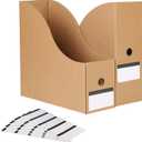 suitute 35 Pack Cardboard Magazine File Holder Organizer