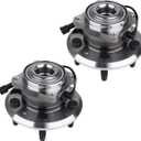 Pack of 2 PAROD 512440 Rear Wheel Hub Bearing Assembly Fit for 2010-2017 Chevy Equinox, 2010-2017 GMC Terrain w/ABS