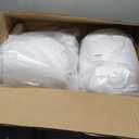 MIULEE Throw Pillows Inserts, Pack of 2 18x18 Inch 100% Virgin Fiber Filling Bed Couch Pillows