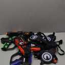 ArmoGear Set of 4 Laser Tag Guns with Vests - Laser Tag Set for Kids and Adults - Toy Guns with 150 ft Range, Night Vision, Invisibility Mode - Battery Operated - Multiplayer Outdoor Game for Ages 8+