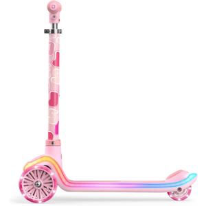 Jetson Twee 3-Wheel Light-Up Kick Scooter, Kids’ Scooter with LavaTech Deck Lights, Adjustable Handlebar Height, 4.7-Inch Wheels, Ages 3+