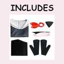 TMSREBU Akiyama Mizuki Cosplay Costume Outfit Stage Performance Dress Halloween Uniform Full Set Suit (XL)