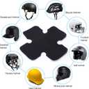 Motorcycle Helmet Liner Anti-Sweat, Cooling & Reusable. Absorbs Sweat, Prevents Odor & Stains. Easy Hook & Loop Fit for Helmets: Skateboard, Hockey & Bike