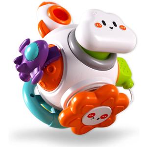 Montessori Sensory Toys for Toddlers 1-3 - Travel Activities Busy Board Cube - Baby Gifts for 6 9 12 18 Months 1 2 One Year Old Infant Boys Girls - Airplane Plane Car Travel Toys Educational Learning