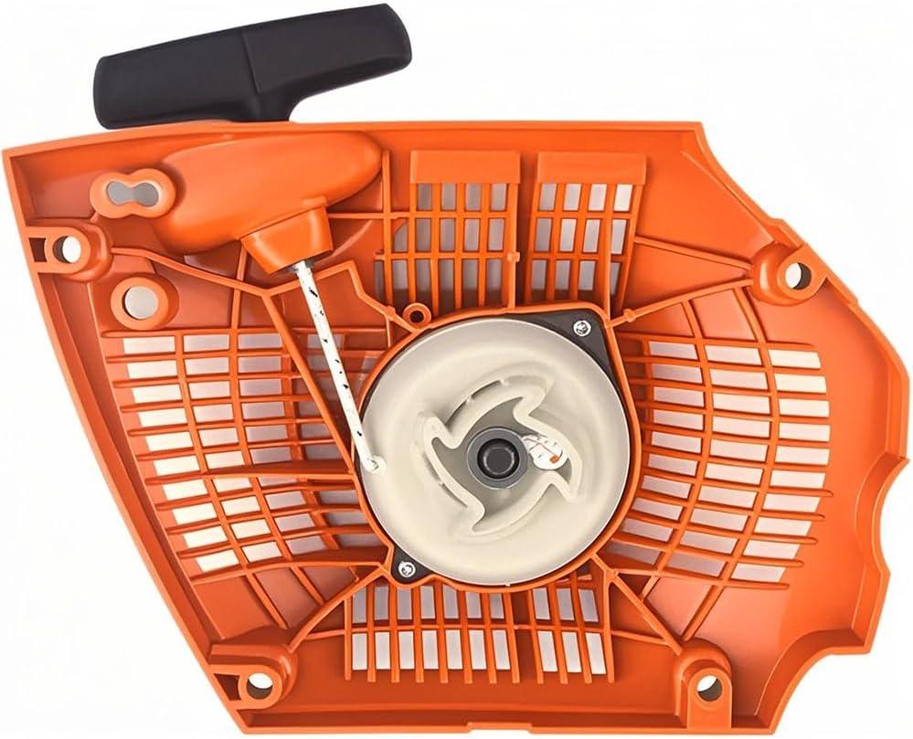 455 Recoil Starter Assembly & Repair Kit for Husqvarna 455 Rancher 460 461 Chainsaws, Includes Recoil Pulley Spring Set, Hand Grip, Rope, 537284201 Replacement