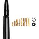 Tecreddy Bullet Antenna for Toyota Tundra 2000-2021 & Toyota Tacoma 1995-2015 - Vehicle Car Replacement Antenna, Black