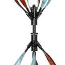 Wind Spinners Outdoor Metal Large Wind Spinner with Stake for Yard and Garden, Garden Wind Sculptures & Spinners, Ideal Gift for Family (13'' W x 70.5'' H)