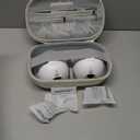 Momcozy M5 Smart APP Controlled Wearable Breast Pump, Hands-Free Wireless Electric Pump, 3 Modes 9 Suction Levels, BPA-Free, Portable Lightweight, 24mm Flange, 2-Pack Quill Gray