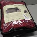 XINEAGE Oversized Sofa Cover Waterproof Couch Covers for 3 Cushion Couch, Soft Washable Slipcover with Pockets & Non-Slip Elastic Straps, Dog Pets Proof Thick Furniture Protector (XL-Sofa, Red)