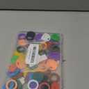 60 Pieces Key Color Covers Plastic Key Color Identifiers 3 Styles 10 Assorted Colors Key Toppers for House Keys Organization Key Identifier Rings