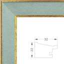 Suede 11x15 Frame - Single Frame, Christmas Elegant Mint 11 x 15 Poster Frame with Mat for 8.5x11, 11x15 Picture Frames for Artwork, Puzzles, Photos and Movie Posters