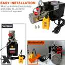 6 Quart Electric Hydraulic Pump, Double Acting Hydraulic Pump