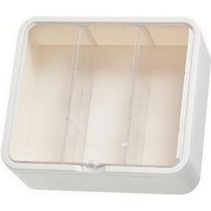 Wall Mount Organizers for Action Figures Model Toy Clear Display Case Featuring Adjustable Shelves Action Figure Storage Box (White)