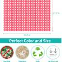 Bligli 2-Pack Kitchen Sink Mat: PVC Eco-Friendly Adjustable Sink Protector | Sink liner Pad | Dish Drying Mats, Easy to Clean & DIY Cut | 15.7 x 11.8 inch (Red)