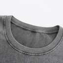 3 Pcs Men's Oversized Cotton Summer T-Shirts - Vintage Baggy Tee Loose Fit Short Sleeve T-Shirts Casual Streetwear (L)