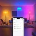 Smart Light Bulbs 8 Pack, A19 E26 850LM WiFi & Bluetooth RGBWW Color Changing LED Bulb RGBWW Compatible with Alexa & Google Assistant, 16 Million Colors Music Sync Color Changing Dimmable Lights Bulb