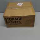 5 Pack Woven Storage Baskets for Shelves, Decorative Basket Organizer Storage Bins for Toys, Books, Clothes, Closet, Nursery, Bathroom  Cotton Rope Shelf Baskets for Organizing and Decor, Khaki