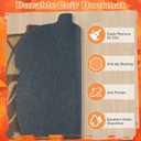 2 Pcs Thanksgiving Fall Rug Coir Door Mats Outdoor Pinecones Doormat for Front Nonslip Fall Welcome Rugs Funny Door Entrance Mat 2-in-1 Buffalo Plaid Rug for Autumn Porch Entryway Decor, 17x30