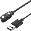 VeryFit Smart Watch Charger USB Magnetic 2 Pin Smartwatch Replacement Charging Cable Cord (2 Pack)