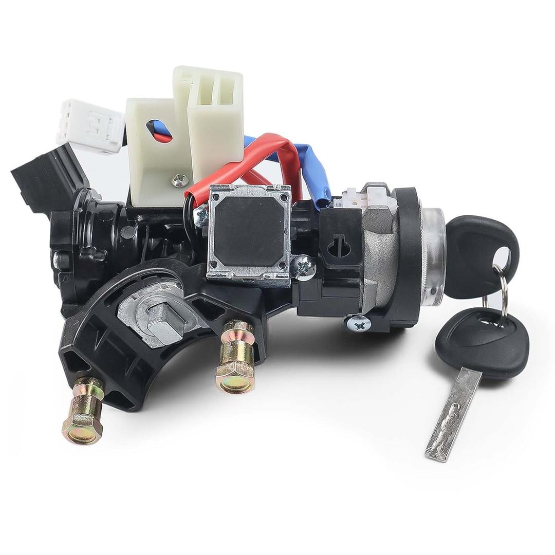 81910-D3110 Ignition Lock Switch Assembly with Keys Fit for Hyundai Veloster, Veloster N 19-21 Tucson 16-21 ElantraGT 18-20 - Fit for Kia Sportage 16-22 Rio 18-23 Ignition Lock Cylinder with Housing