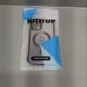 NITITOP Compatible with iPhone 11 Case Cute Clear Glitter [Compatible for MagSafe] Plating Heart Sparkle Bling Magnetic Girl Women Electroplated Frame Camera Protection Back Cover - Purple