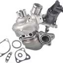 K30 Right Side Complete Turbo Turbocharger Kit with Gasket Replacement for Ford Expedition F-150, for Lincoln Navigator 2018-2022# JL3Z6K682D JL3E6K682BF, JL7E6K682, JL3Z6K682B, JL3Z6K682E