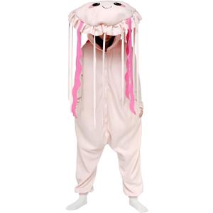 Jellyfish Onesie Adult Jellyfish Costume Halloween Onesie Pajamas Funny Cosplay Costumes (Medium)