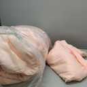 CozyLux Queen Size Comforter Set - Blush Pink Comforter Queen Size, 3 Pieces Box Stitched Bed Set for All Seasons, Soft Lightweight Bedding Sets with 1 Down Alternative Comforter and 2 Pillow Shams