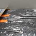 Suteck Dual-Sided Heated Stadium Seats for Bleachers with Back Support, Portable Heated Bleacher Seat with Backrest, 3 Heat Levels, 5 Pockets  Ideal for Outdoor Stadiums and Events (1PC 25in Orange)