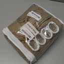 Long Waffle Shower Curtain - Beige Cotton Texture Fabric Heavyweight Shower Curtains for Bathroom,72Wx78L