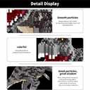 CSNRHG Dinosaur Tyrannosaurus Rex Model Decor Micro Mini Blocks Velociraptor Building Blocks Toy Birthday for Age 6+ Children Adults Teens 1530 Pieces