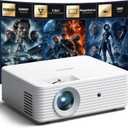 Mini Projector for iPhone, ELEPHAS Portable Projector for Bedroom | Built-in Speaker, 1080P Support, Small Pocket Movie Proyector Compatible with Android/iOS/Windows/TV Stick/HDMI/USB