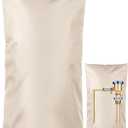 Winter Pipe Insulation Cover (5F) ,Insulated Backflow Preventer Freeze Protection, Pump Cover, Sprinkler/Well/Valve Head Cover (Khaki 14''W*28''H)