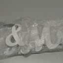 Mr & Mrs Wood Sign Wedding Decorations for Bride & Groom Reception Head Table. Wooden Letters for Married Couple's Centerpiece, Engagement & Bridal Shower Party Or Wedding Cake Table. (Black)